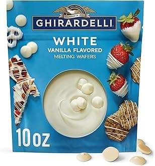 White Vanilla Flavored Melting Wafers, 10 OZ Bag
