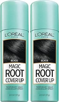 L’Oréal Paris Black, 2-Count : L'Oreal Paris Hair Color Root Cover Up Hair Dye, Black, 2 Ounce (Pack Of 2)