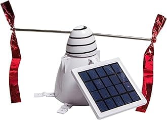 Bird B Gone MMRPSLR-1 Solar Powered Bird Repeller - White (4-Piece)