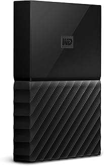 WD 1TB My Passport for Mac Portable External Hard Drive, USB-C/USB-A - WDBFKF0010BBK-WESE,Black