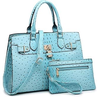 DaseinWomen Handbags and Purses Ladies Shoulder Bag Top Handle Satchel Tote Work Bag with Matching Clutch