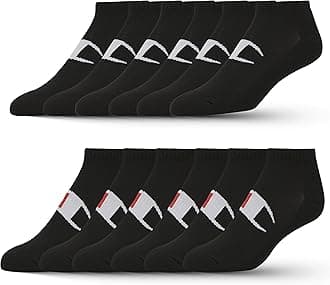 ChampionBoys Socks and Girls Socks 12 Pair Crew Low Cut No Show Ankle Quarter Socks for Girls