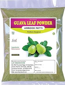 3V PRODUCTS Guava Leaf Powder | Koiya ilai | Amrood Patti | Psidium Guajava Powder 100g
