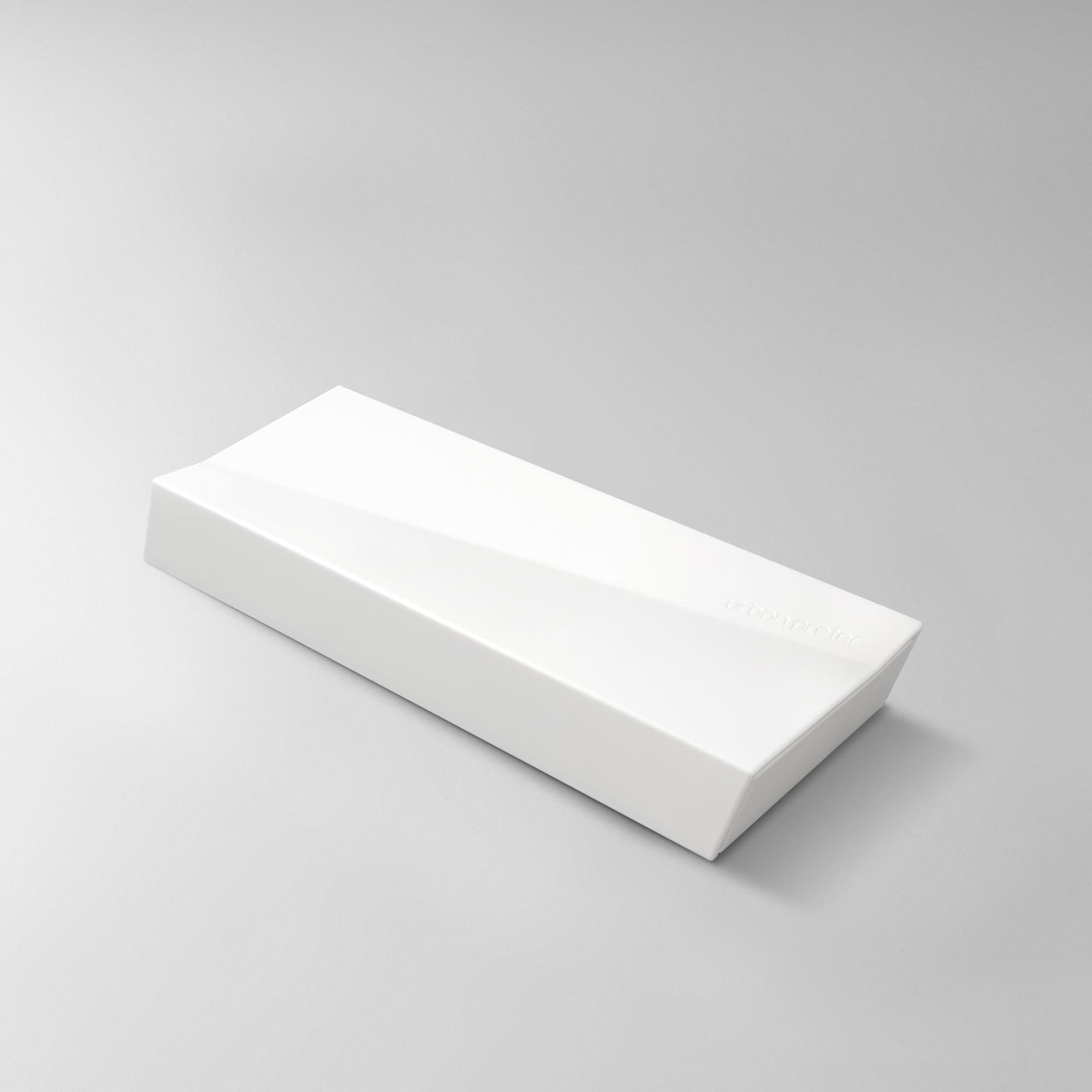 V Pencil Box-White