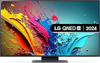 LG 50QNED87T6B 50-Inch 4K UHD Smart TV, (α8 AI Processor, Freeview Play and Amazon Alexa, 120Hz), Essence Graphite [Model 2024]