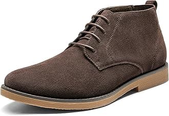 Bruno MarcMen's Chukka Suede Leather Ankle Boots, Lace Up Desert Oxford Business, Fashion, Casual and Comfort Shoes