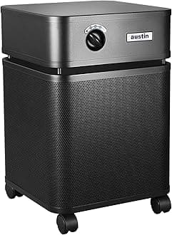 HealthMate Standard Air Purifier, Black - Advanced 4- Stage Filtration Air Purifiers For Home with Activated Carbon & Zeolite, Model B400