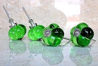 ESPLANADE Cupboard Drawer Brass Knobs Set of 4 | Drawer Handles | Cupboard Pulls (3)