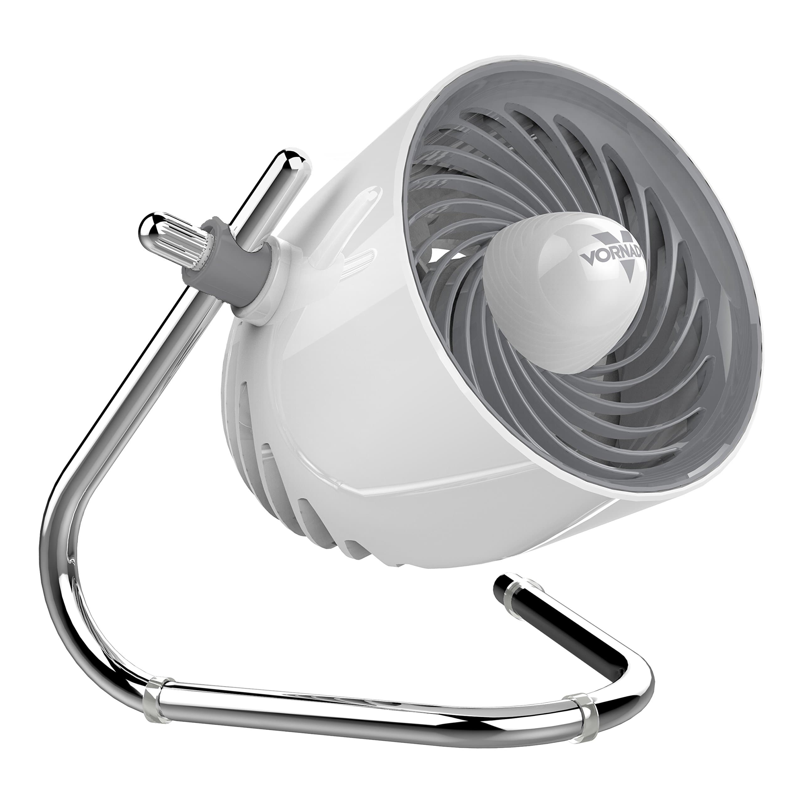 Vornado Pivot Personal Air Circulator, Portable, Desk Fan, Electric, Ice White