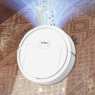 Robot Vacuum and Mop, Robot Vacuum Cleaner, Smart Automatic Sweeping, Multifunctional Structure, Compact & Mini Size, Quality Effecient Cleaning, Lazy-Friendly Cleaning Solution