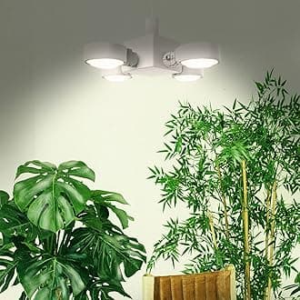 SANSILED Grow Light, Full Spectrum 30W Plant Grow Lamp with Optical Lens for High PPFD, Ideal for Various Indoor Plants, E26 Base