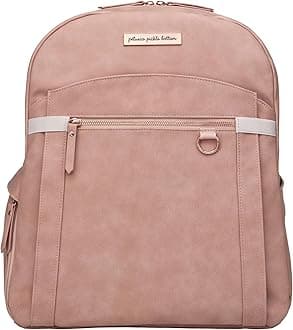 Petunia Pickle Bottom 2-in-1 Provisions Breast Pump & Diaper Bag, Designed for Busy Parents, Spacious Main Compartment, Toffee Rose