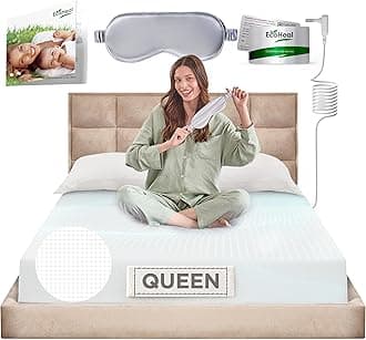 Earth Grounding Fitted Sheet Queen Size with 11% Silver Fiber & 4% Silk & 85% Organic Cotton - White - Soft Earth Grounding Well Bed Sheets - Grounded Conductive Bed Sheets for Better Sleep