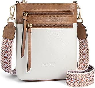 BOSTANTENCrossbody Bags Purses for Women Trendy Soft Leather Shoulder Handbags with Adjustable Strap Zipper Pocket