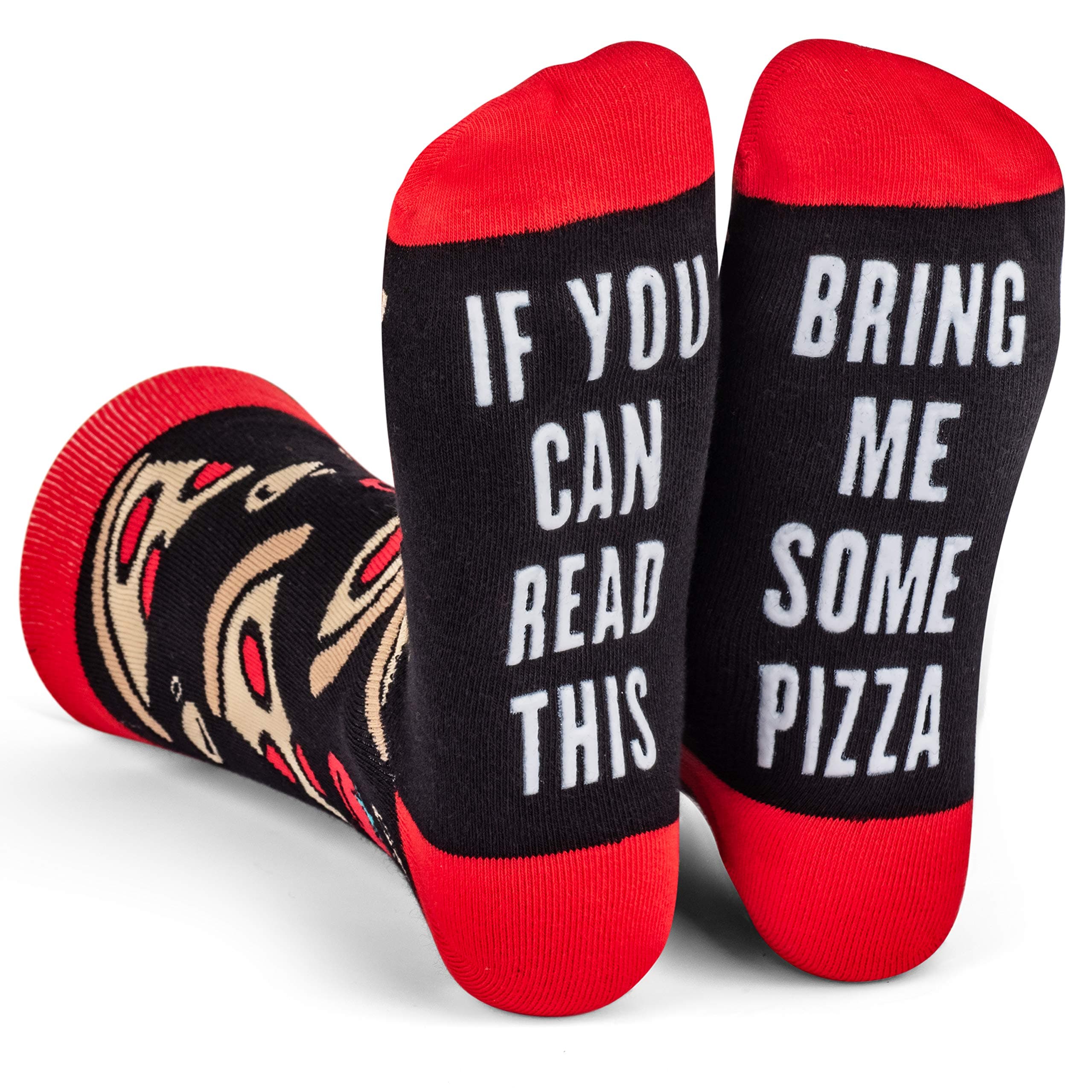 Lavley Food Socks - Hilarious gift for food lovers and snack fans - Great gag gift or stocking stuffer for holidays