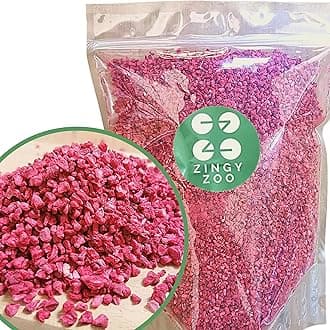 Freeze Dried Raspberry Pieces | XL 300g Pure Premium Dried Raspberries | Real Food Fruit Bits Instead of Raspberry Flavouring or Frozen Berry Powder | Raw Vegan Freeze Dried Raspberry Crumb | ZingyZoo