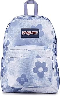 JanSport SuperBreak Plus Backpack with Padded 15-inch Laptop Sleeve and Integrated Bottle Pocket - Spacious and Durable Daypack for Work and Travel - Graffitied