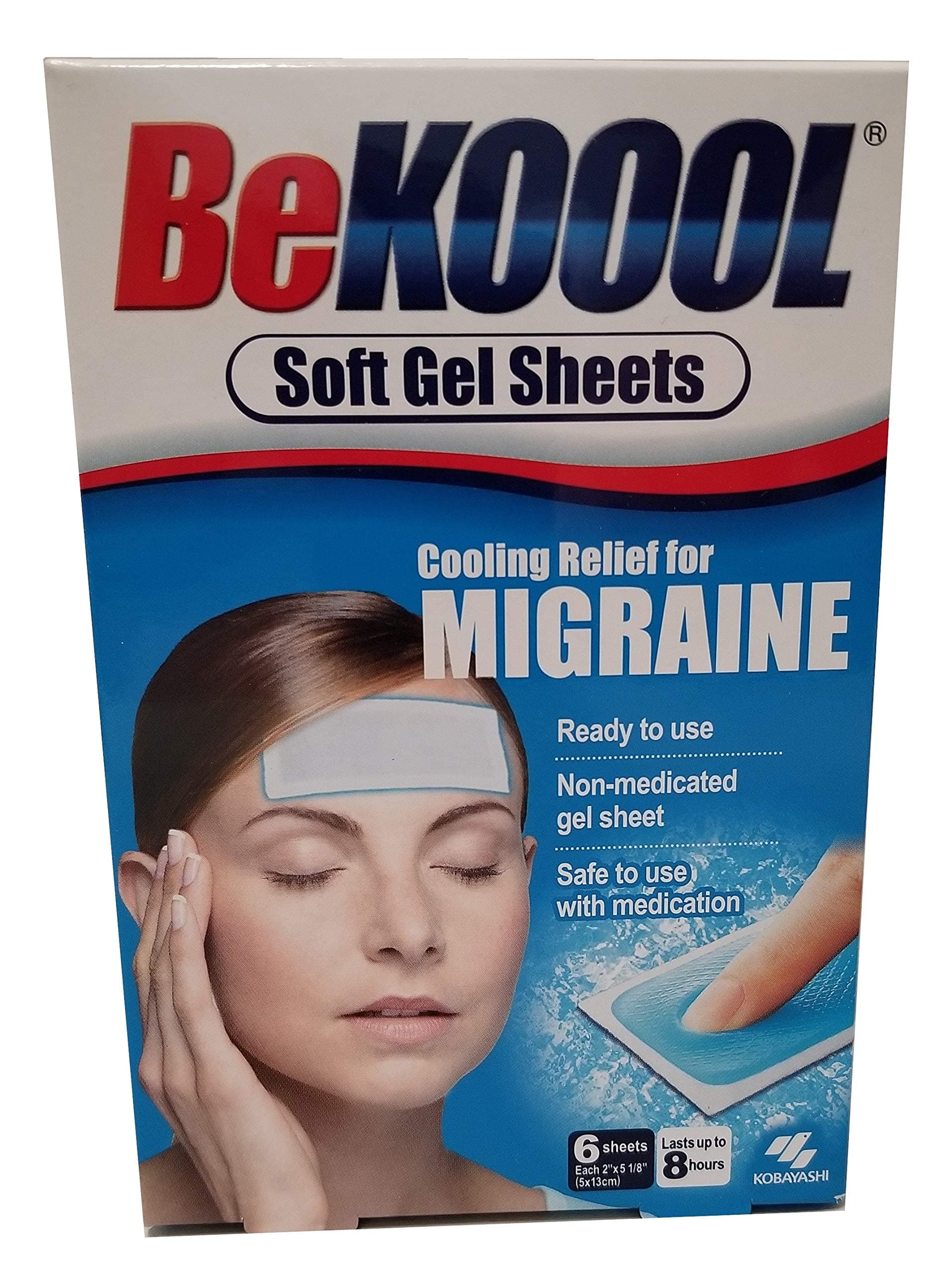 Be Koool Migraine Soft Gel Sheets