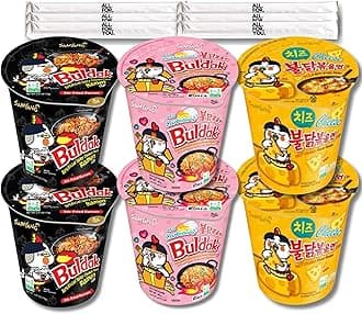 Buldak Ramen Noodles 3 Flavor Variety Combo - The BIG ONE