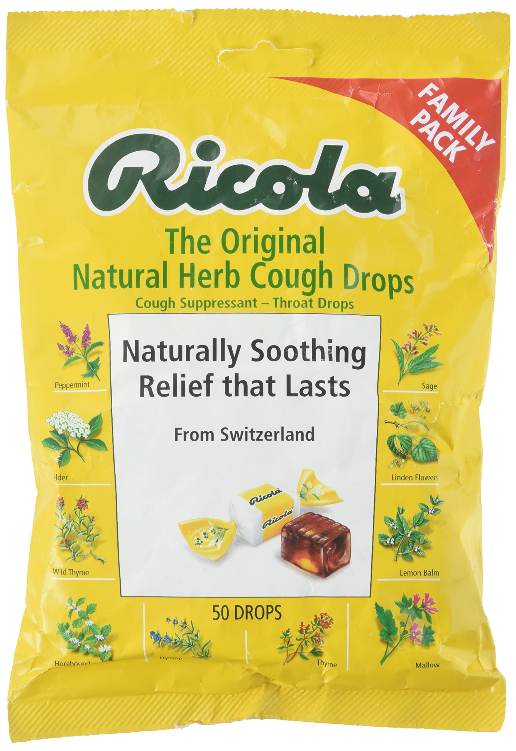 Ricola Original Cough Drops Drops 50 Multi