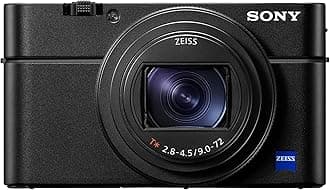 RX100 VII Premium Compact Camera With 1.0-type Stacked CMOS Sensor, 20.1MP, Black, DSC-RX100M7