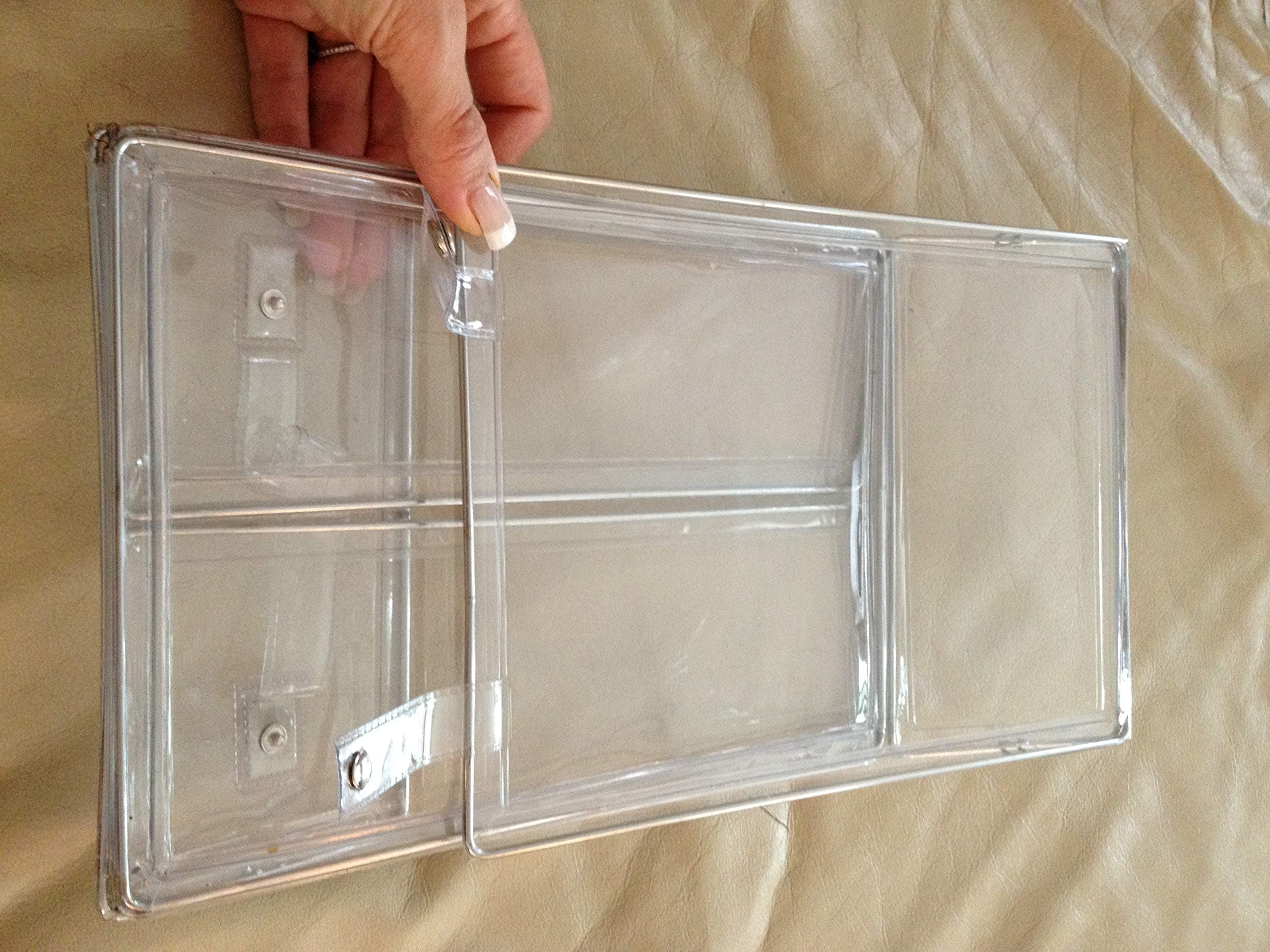 The Clear Collapsabe Storage Solution for hat boxes, shoe boxes and transparent soft plastic boxes for all household needs. Large 14" x 14" box fits hats, clothing and other household items