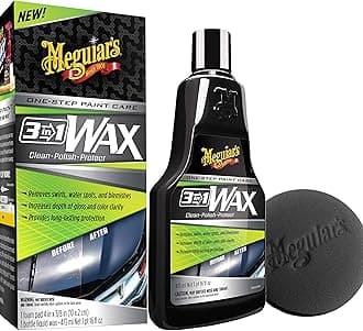 3-in-1 Wax, Advanced Cleaner Wax that Blends Defect and Scratch Removal with Car Polishing, Keep Your Car Care Simple With an All in One Product, 16 Oz