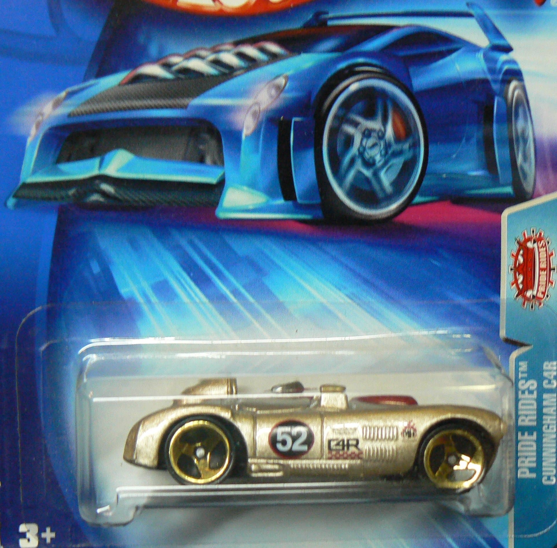 Hot Wheels Cunningham C4r 2004 Pride Rides Light Gold W/g3sp's by Mattel