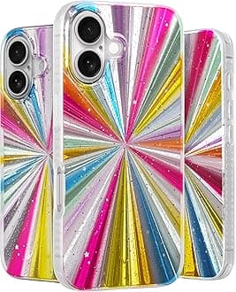LONLI Hue - for iPhone 16 Plus Case - Cosmic Portal Phone Case - Cute, Unique and Aesthetic Phone Cover - [360° Shock-Absorbent Bumper] - [4 Airbag Cushioned Corners]