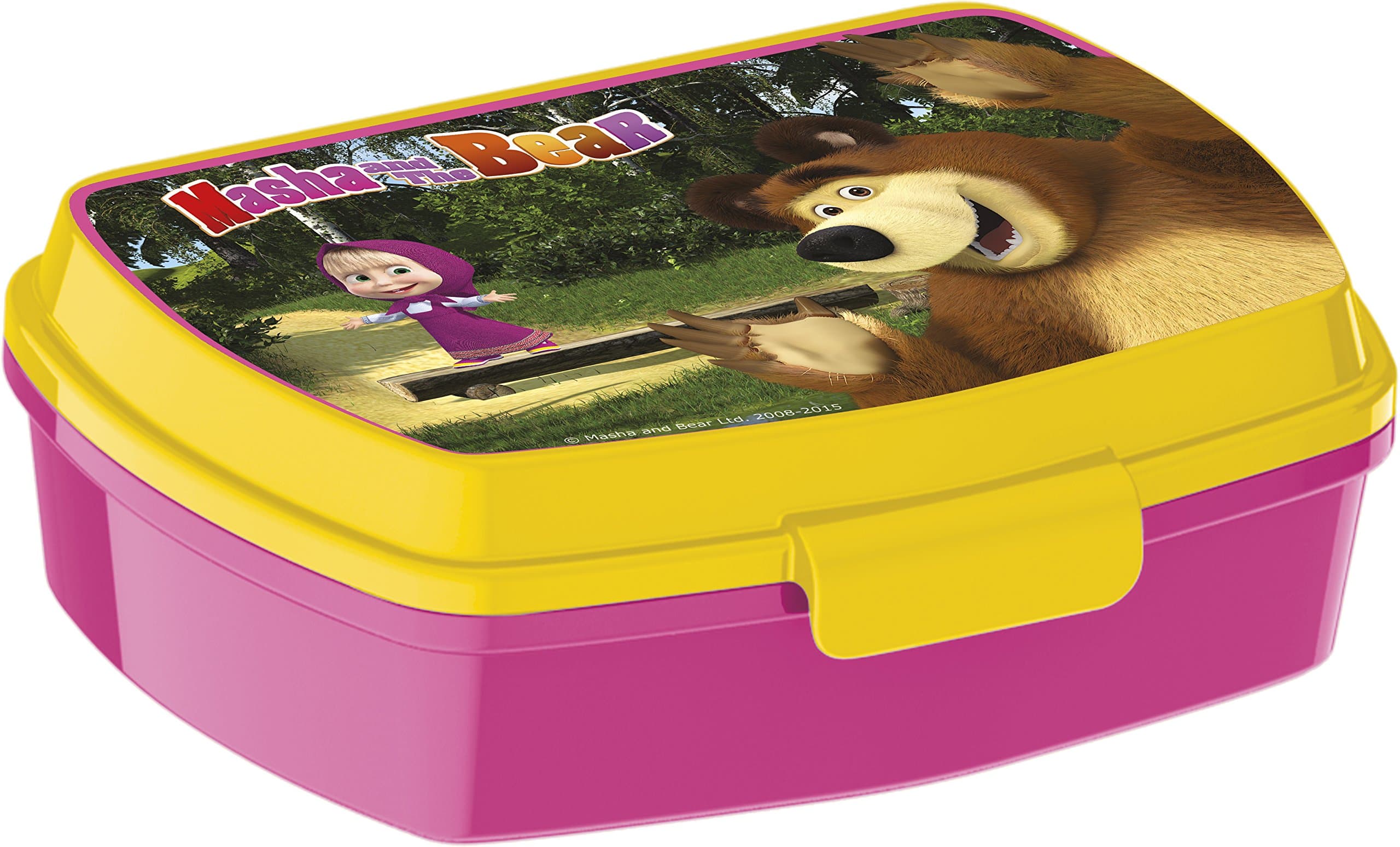 Masha and the Bear 2300; Rectangular multicolored Sandwich Maker internal dimensions 16.5x11.5x5.5 cm; plastic product; No BPA
