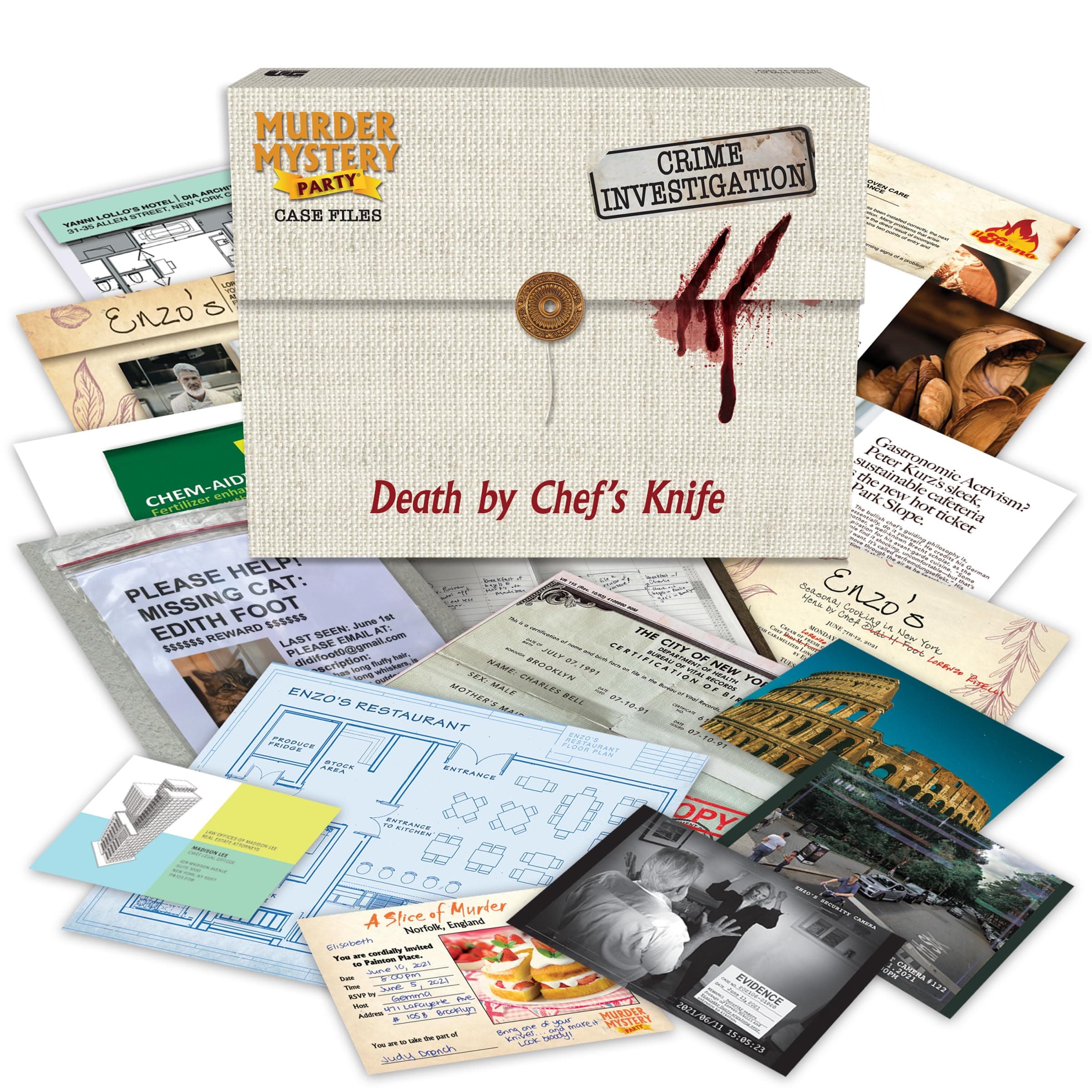 Death by Chef's Knife Case Files