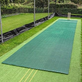 FORTRESS Instant Cricket Pitch Matting - 6X Lengths | Ideal for Backyard Practice & Matches | Easy Set Up - No Installation | Durable Indoor/Outdoor Roll Mat