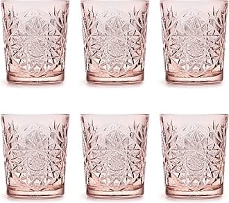 Libbey Drinking Glass - 355ml - Pack of 6, Coral Pink