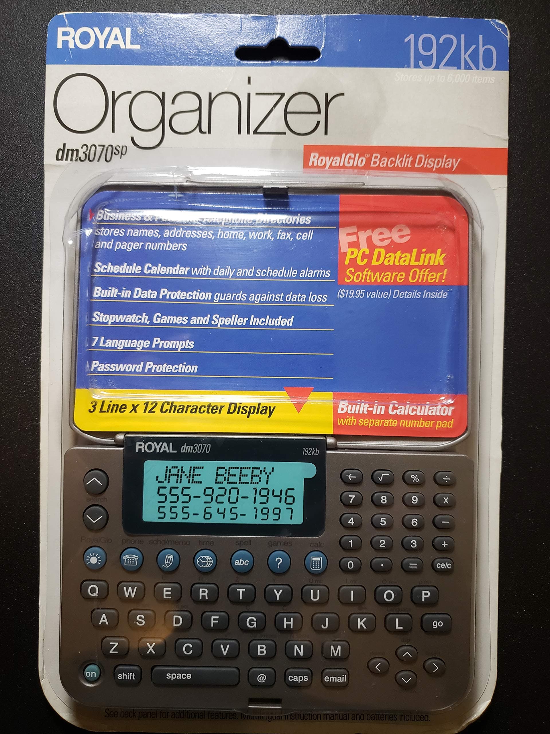Electronic Organizer (DM3070)