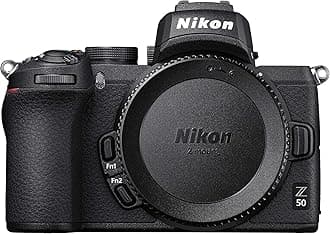 Nikon Z50 Body Mirrorless Camera (209 Point Hybrid AF,High Speed Image Processing,4K UHD Movies, LCD Monitor) VOA050AE