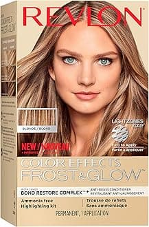 Revlon Color Effects Highlighting Kit, Permanent Hair Dye, For Balayage, Frosting, & Ombre Styling, Ammonia & Paraben Free, 20 Blonde, 8 Oz (Pack of 1)