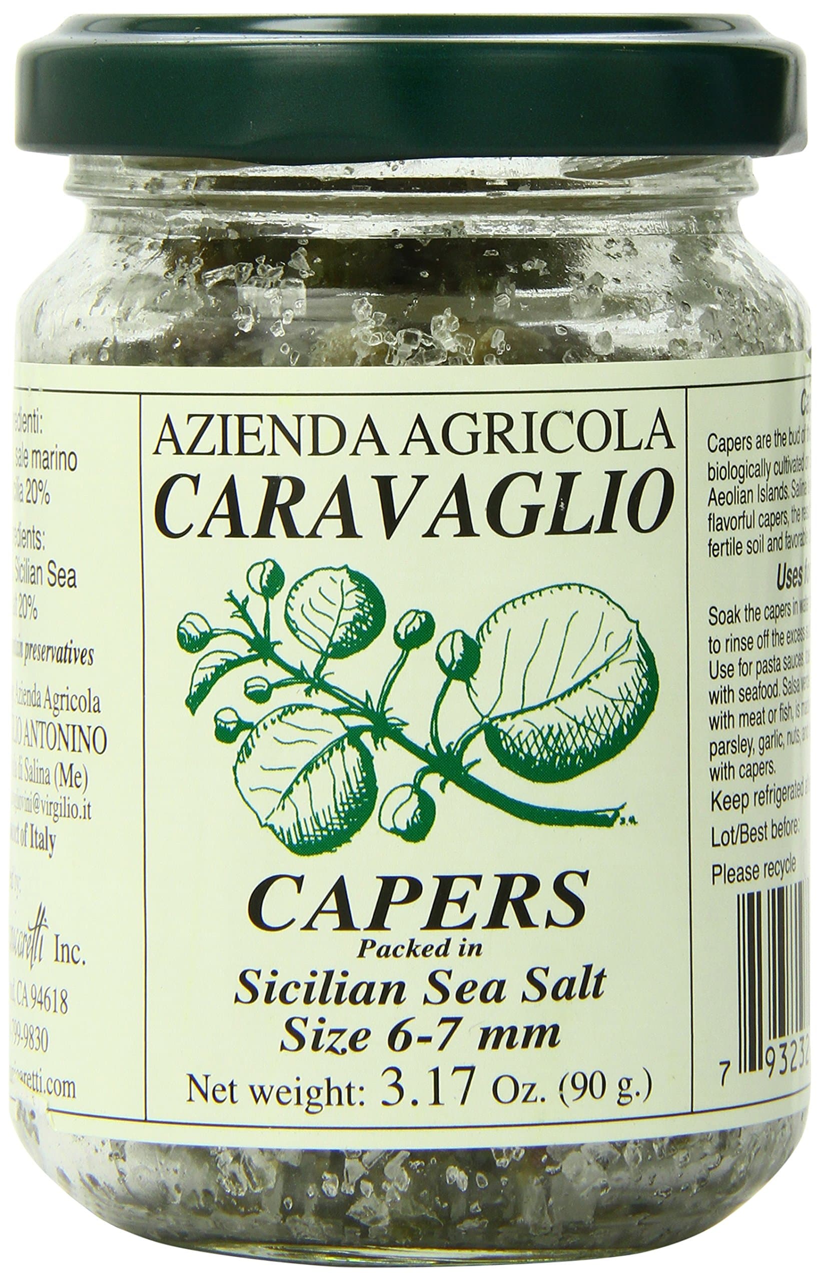 Salted Capers, 3.2 Ounce