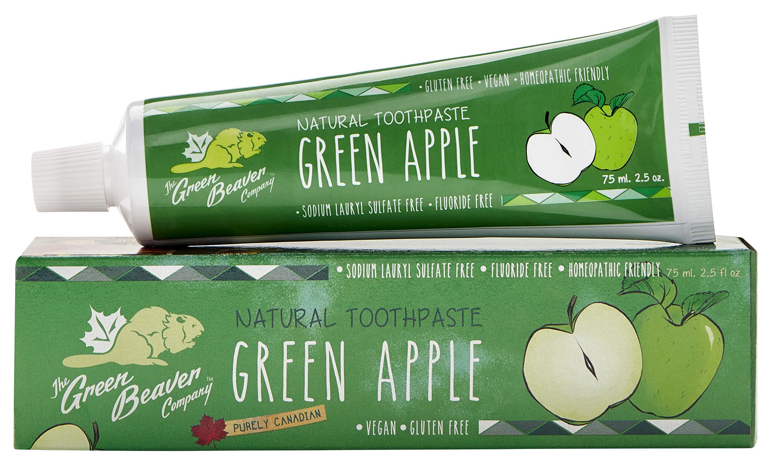 Green Beaver Green Apple Toothpaste, 75 Ml