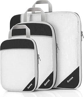 Gonex Mesh Compression Packing Cubes 3 PCS