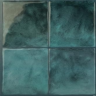 SMART TILES Peel and Stick Backsplash - 5 Sheets of 9" x 9" - 3D Adhesive Peel and Stick Tile Backsplash for Kitchen, Bathroom, Wall Tile, Costa