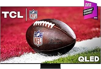85-Inch QM8 QLED 4K Smart Mini LED TV with Google TV (85QM850G, 2023 Model) Dolby Vision, Dolby Atmos, HDR Ultra, Game Accelerator up to 240Hz, Voice Remote, Works with Alexa, Streaming Television