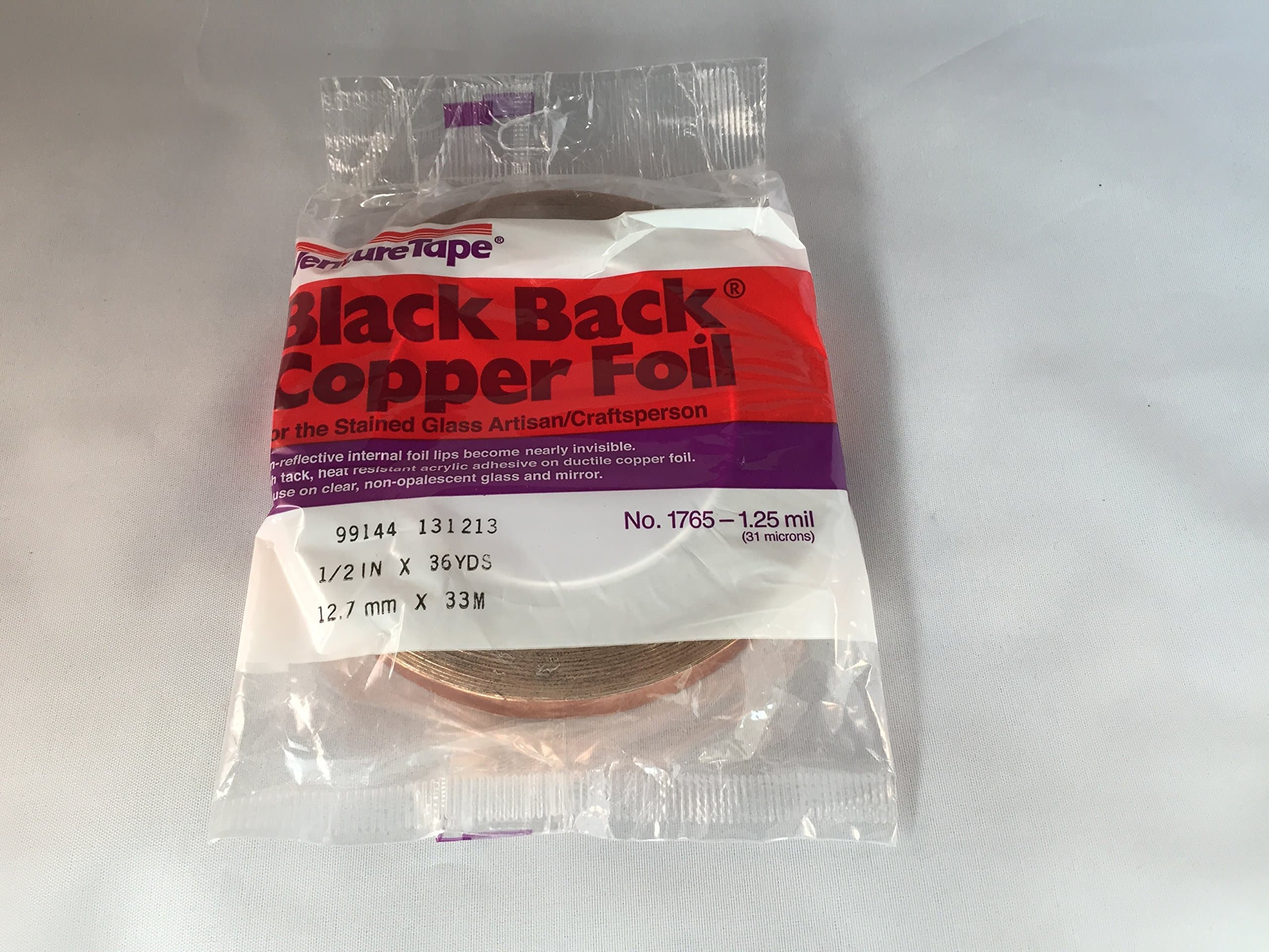 1/2" Black Back Copper Foil