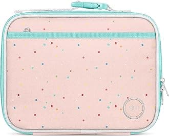 Simple ModernKids Lunch Box for Toddler | Reusable Insulated Bag for Girls, Boys Meal Containers for School | Hadley Collection | Rainbow Speckles