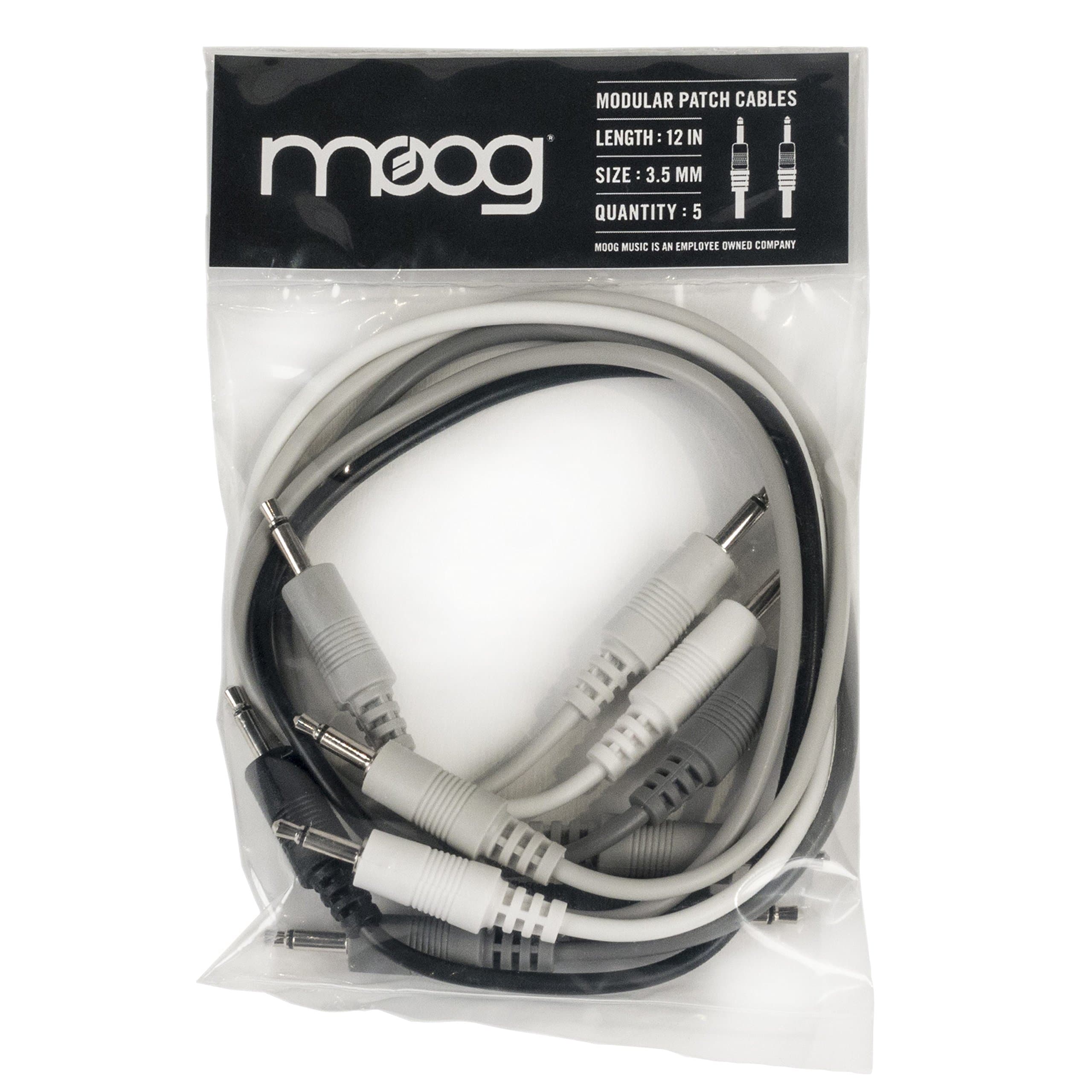Moog 12" Modular Patch Cables