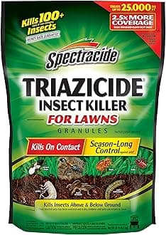 Triazicide Insect Killer For Lawns Granules, Kills All Listed Lawn-Damaging Insects, 20 lb bag