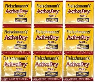 Fleischmann's Active Dry Yeast Strip, 0.25 Ounce (9 Count)