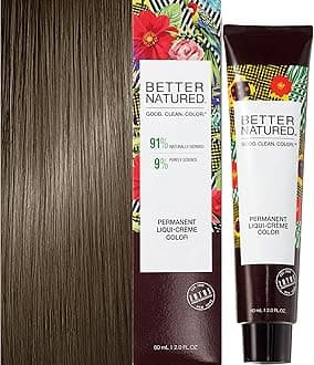 Permanent 7A Medium Ash Blonde Hair Color Dye - Naturally-derived, Vegan & 100% Gray Coverage that Lasts up to 8 Weeks