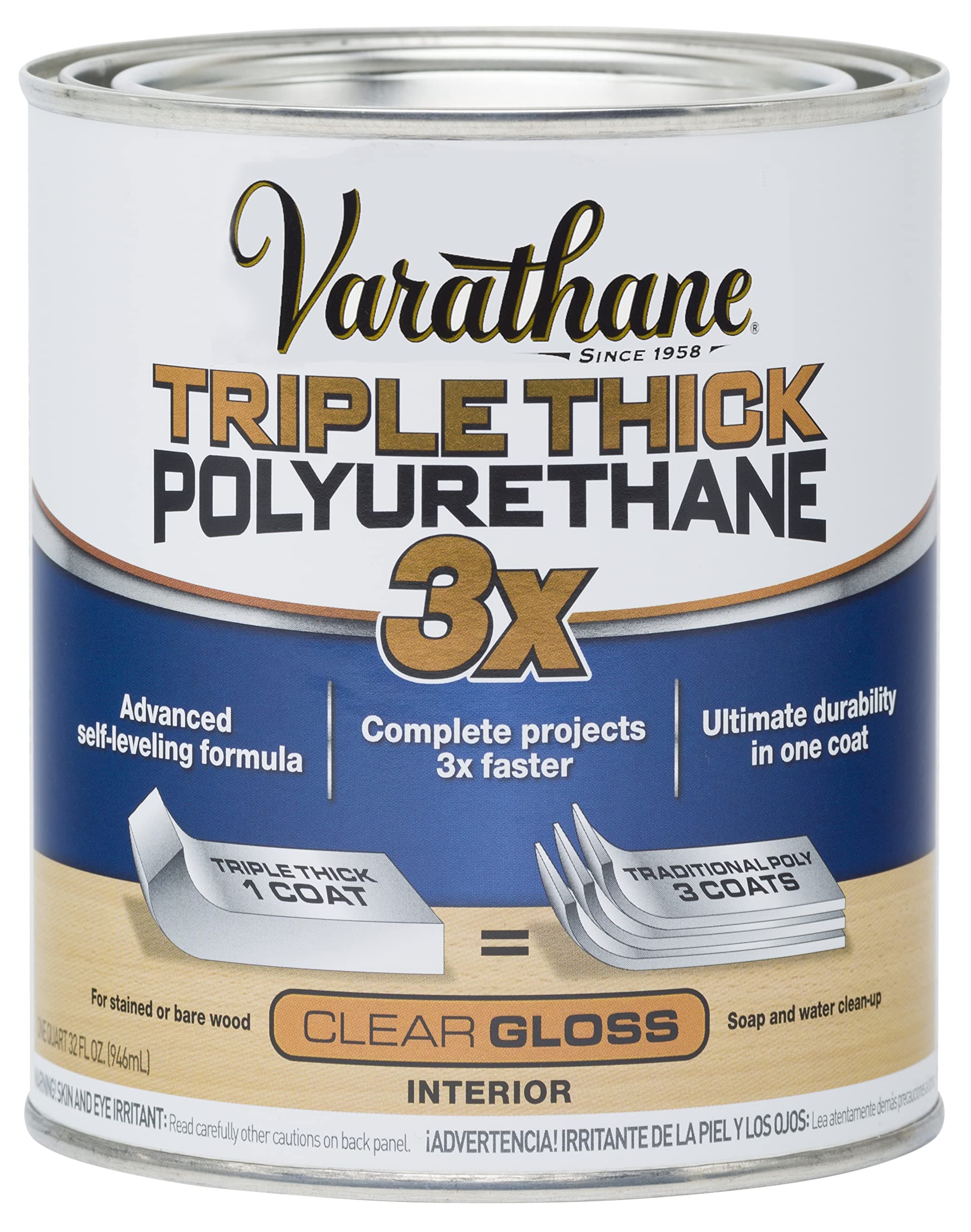 VARATHANE®Triple Thick Polyurethane Gloss 284470 - Quart
