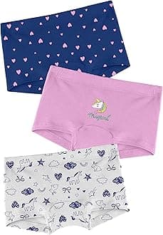 Girls Cotton Boyshorts (Pack of 3)