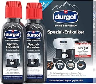 Durgol Swiss Espresso Special Decalcifier, 1 Pack, 2 x 125 ml [Parallel import goods]